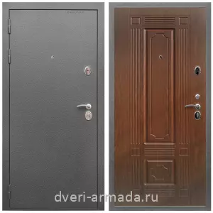 Входные двери Люкс, Дверь входная Армада Оптима Антик серебро / МДФ 6 мм ФЛ-2 Мореная береза